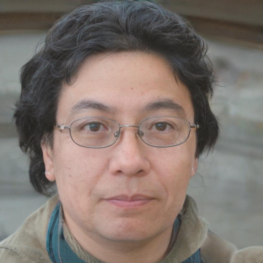 Torin Beaumont reviewing blockchain development work